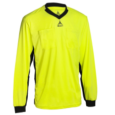 Футболка арбітра SELECT Referee Shirt L/S v21 Yellow