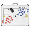 Розкладна тактична дошка SELECT Tactics board foldable - football (60см*90 см)
