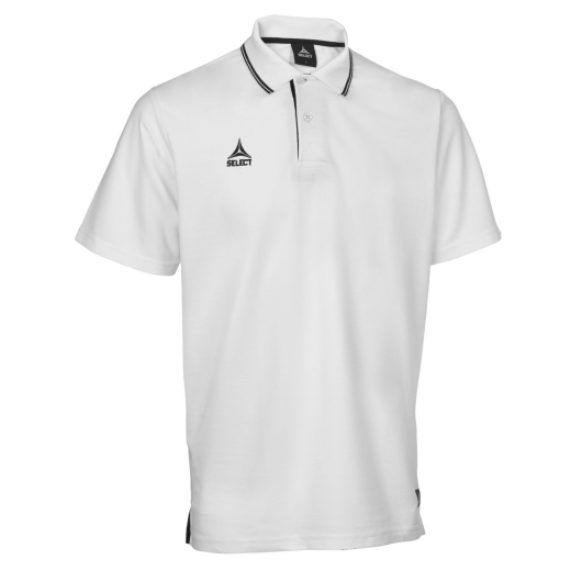 Поло SELECT Oxford polo t-shirt White