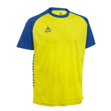 Футболка SELECT Pisa X player shirt s/s Yellow- Blue